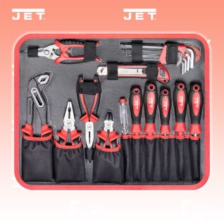 Jet Tools Y-128 Alu-Werkzeugkoffer 1/4" + 1/2"
