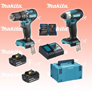 Makita DLX 2414 JX 4 2 Maschinen 18V