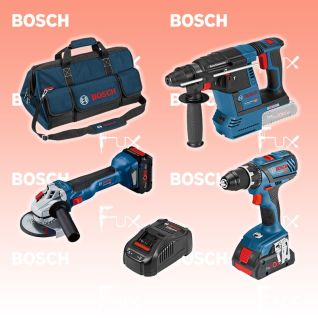 Bosch Professional 3 tlg. Profi-Set 18V GSR, GWS, GBH