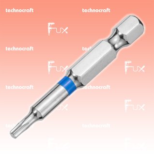 Technocraft T15 Torx-Bits mit Farbring blau, 50 mm, 10 Stück