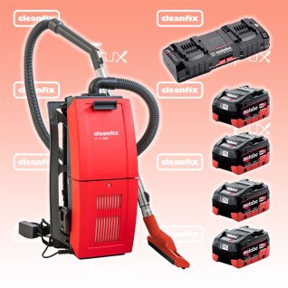 Cleanfix RS05 CAS Akku-Rucksackstaubsauger