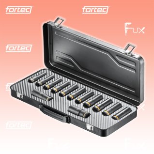 fortec Werkzeuge FT30061 Schlagschrauber Steckschlüsselsatz 1/2", lang