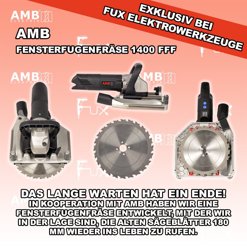 AMB Elektrik 1400 FFF Fensterfugenfräse
