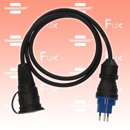 Professional Adapterkabel IP44, Typ T13 mit FS 10A auf Typ F, 1.5m